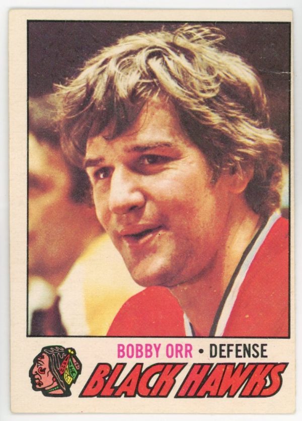 1977 Bobby Orr Blackhawks OPC Card #251