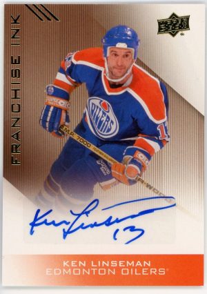 Ken Linseman 2013-14 Upper Deck Edmonton Oilers Franchise Ink FI-LI