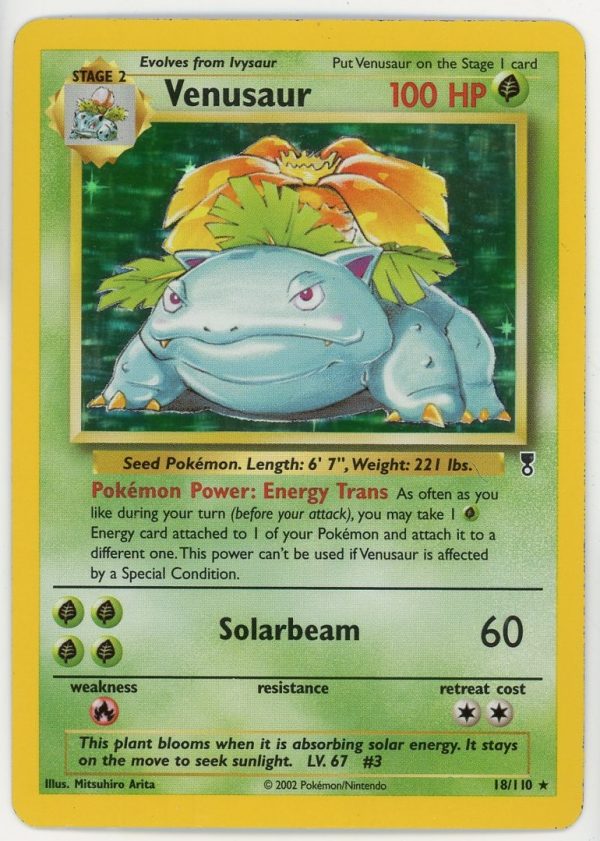 Pokemon Venusaur 18/110 Legendary Collection Holo Rare