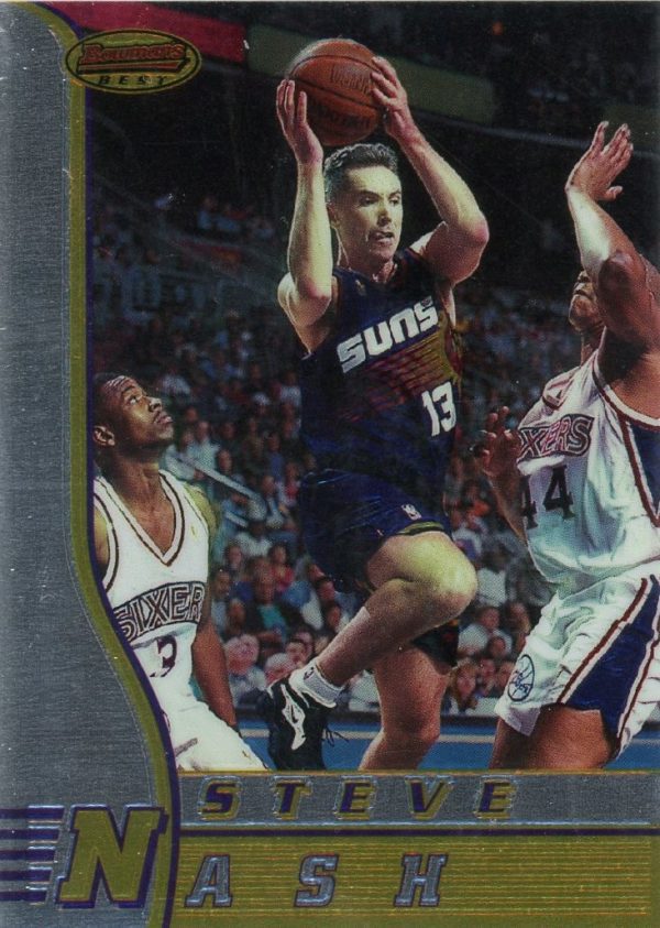 Steve Nash Suns Topps 1997-98 Bowmans Best Rookie Card#R18