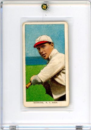 Rube Manning N.Y. T-206 1909-11 Piedmont Baseball Series Card#350