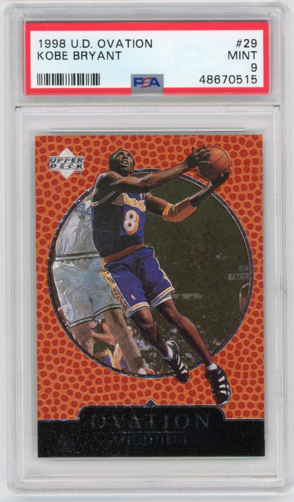 Kobe Bryant 1998-99 UD Ovation Basketball Card #29 PSA 9
