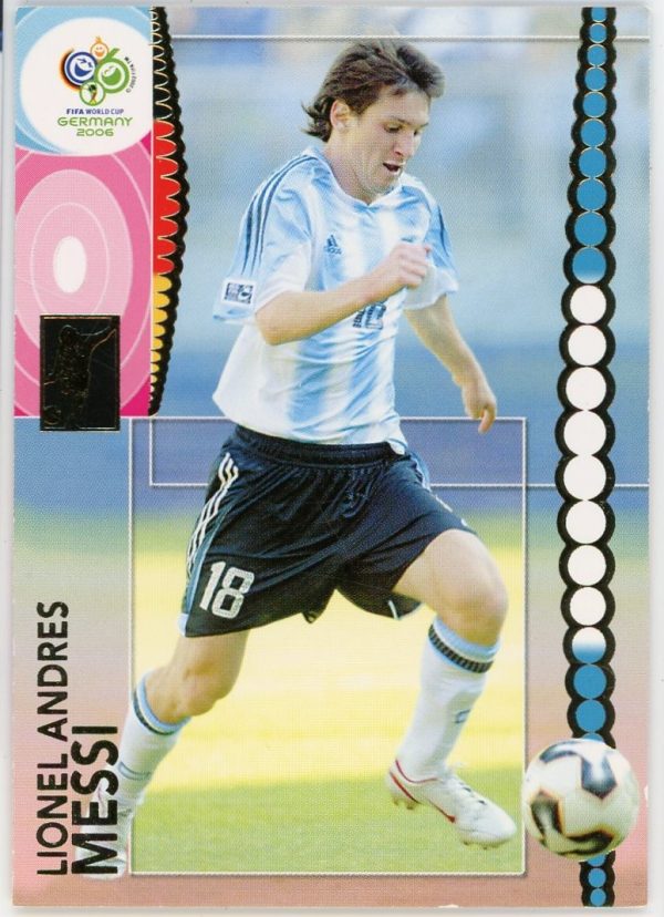 2006 Lionel Messi Panini FIFA World Cup Argentina Card #47