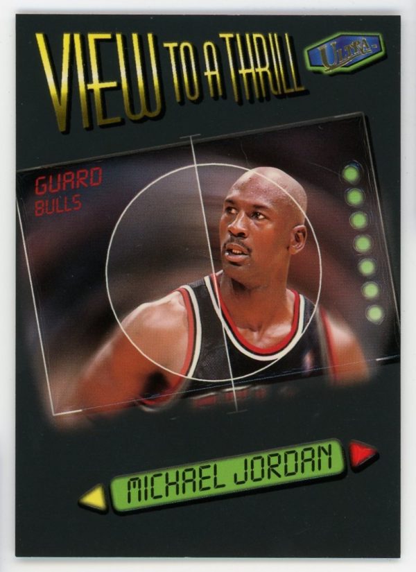 Michael Jordan 1997-98 Fleer Ultra View To A Thrill #1