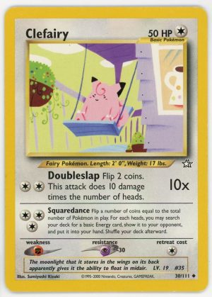 Pokemon Clefairy 30/111 Neo Genesis Card NM