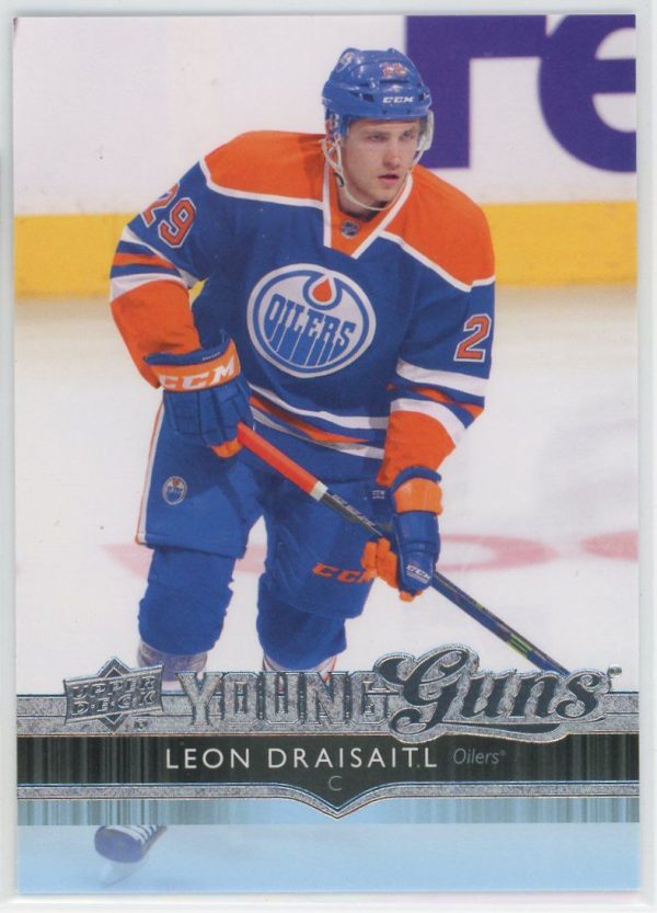 Leon Draisaitl Oilers 2014-15 UD Young Guns Rookie Card #223