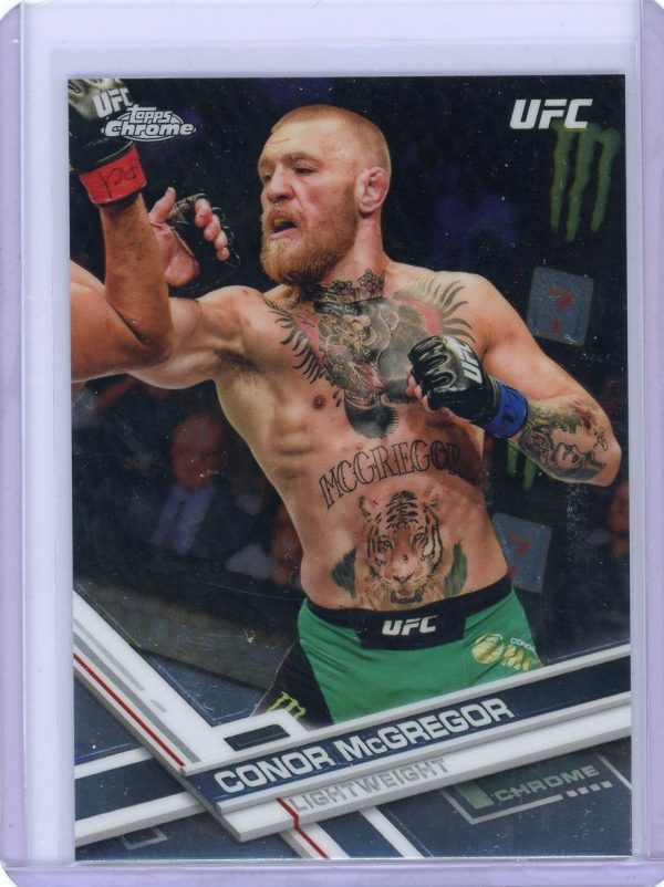 2017 Connor McGregor UFC Topps Chrome Card #97