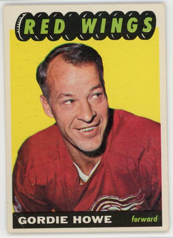 Gordie Howe Red Wings 1965-67 Topps Card #108