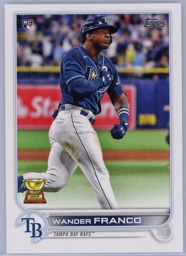 Wander Franco Rays 2022 Topps Rookie Card #215