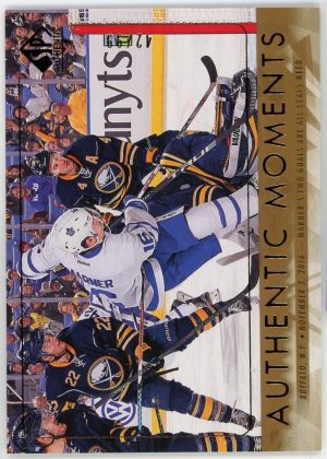 Mitch Marner 2016-17 UD SP Authentic Authentic Moments Gold RC /99 #113