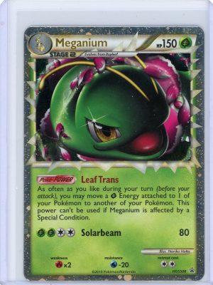 Pokemon Meganium Prime HGSS08 Heart Gold Soul Silver Promo Holo
