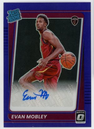 Evan Mobley 2021-22 Panini Donruss Optic Rated Rookie Auto #175