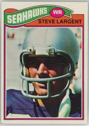 Steve Largent Seahawks 1977 Topps Rookie Card #177