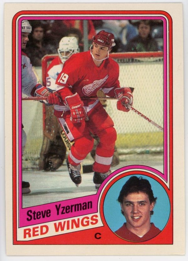 Steve Yzerman 1984-85 O-Pee-Chee Rookie Card #67