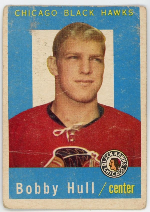 Bobby Hull 1959-60 Topps Hockey Card #47