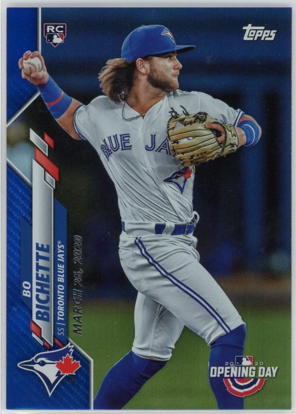 Bo Bichette 2020 Topps Opening Day Blue Foil Rookie Card #173