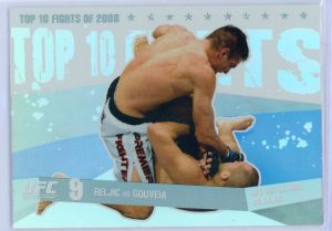 2009 Reljic vs Gouveia UFC Topps Round 1 Top Fights Rookie Card #TT36