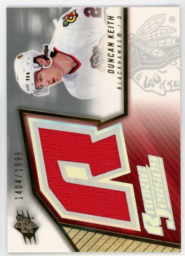 Duncan Keith 2005-06 UD SPX Rookie Jersey /1999 #133