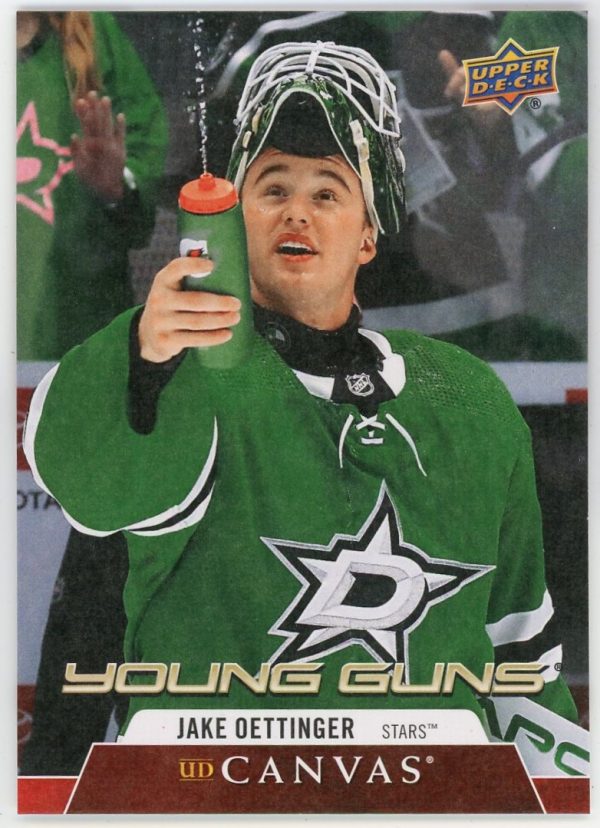 Jake Oettinger 2020-21 Upper Deck Series 1 Young Guns Canvas #C98