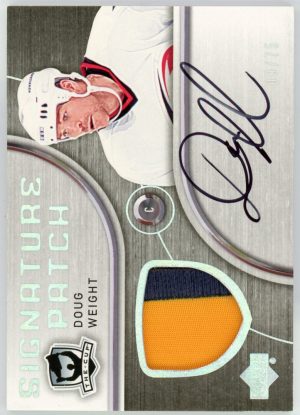 Doug Weight 2005-06 UD The Cup Signature Patch /75 #SP-DW