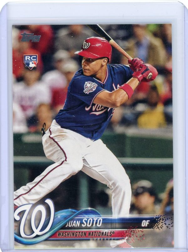 2018 Juan Soto Nationals Topps Rookie Card # US300