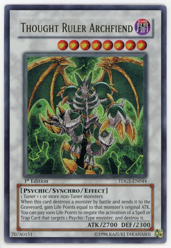 Yu-Gi-Oh! Thought Ruler Archfiend Ultra Rare 1st Edition TDGS-EN044 NM