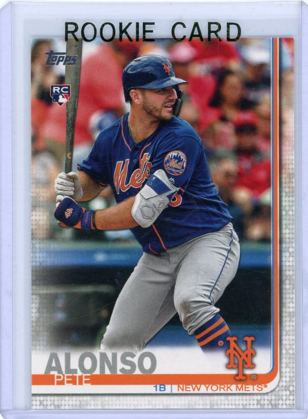 2019 Pete Alonso Mets Topps Rookie Card #475