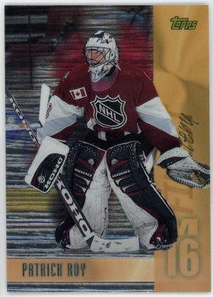 Patrick Roy 1998-99 Topps Finest Mastery Gold #M16