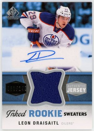 Leon Draisaitl 2014-15 SP Game Used Inked Rookie Sweaters /149 IRS-LD