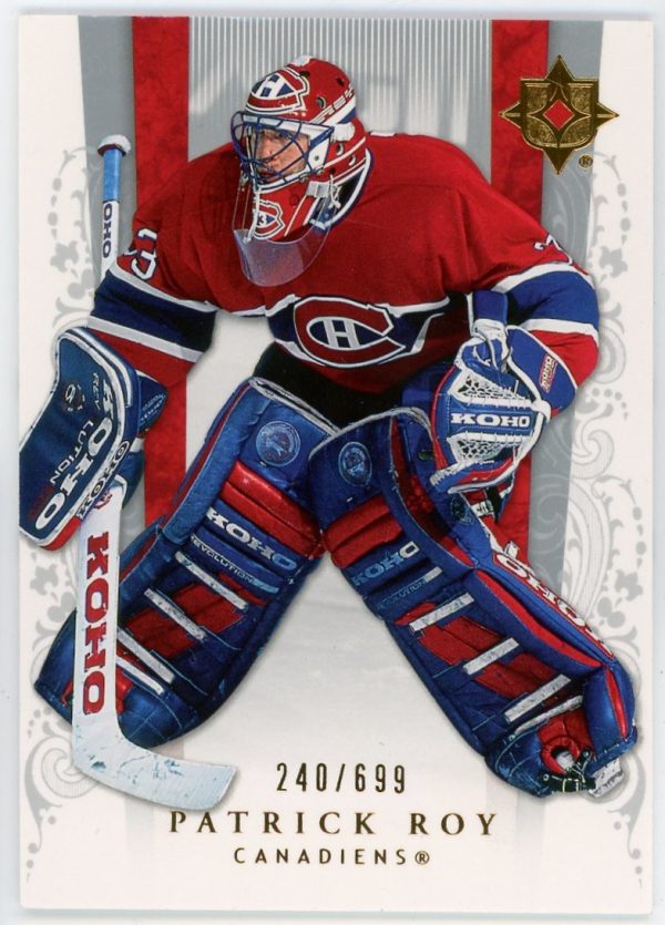Patrick Roy 2006-07 UD Ultimate Collection Base /699 #34