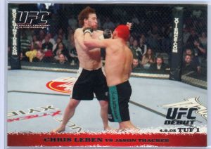 2009 Chris Leben vs Jason Thacker UFC Topps Round 1 Rookie Card #20