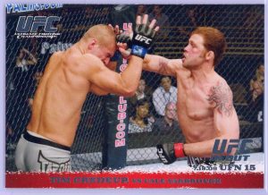 2009 Tim Credeur vs Cale Yarbrough UFC Topps Round 1 Rookie Card #89