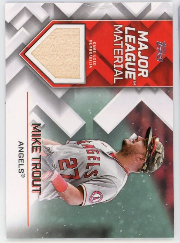 2022 Mike Trout Angels Topps Major League Material Card #MLM-MT