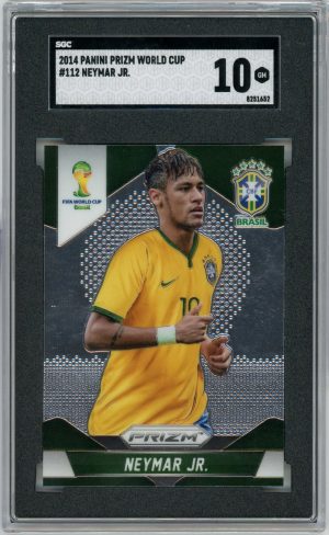2014 Neymar Jr. Brazil Panini Prizm World Cup SGC 10 Card #112