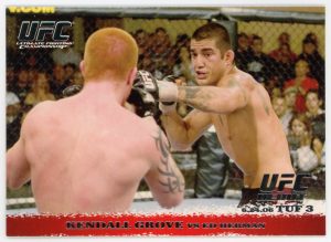 2009 Kendall Grove vs Ed Herman UFC Topps Round 1 Rookie Card #41