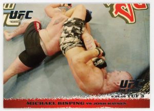 2009 Michael Bisping vs Josh Haynes UFC Topps Round 1 Rookie Card #42