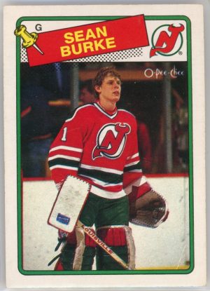 1988 Sean Burke Devils OPC Rookie Card #94