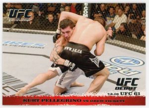 2009 Kurt Pellegrino vs Drew Fickett UFC Topps Round 1 Rookie Card #48