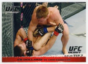 2009 CB Dollaway vs Amir Sadollar UFC Topps Round 1 Rookie Card #88