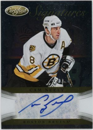 John Bucyk autographed hockey card (Boston Bruins SC) 2002 Fleer