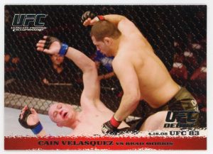 2009 Cain Velasquez vs Brad Morris UFC Topps Round 1 Rookie Card #82
