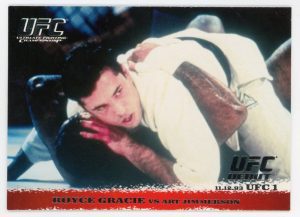 2009 Royce Gracie vs Art Jimmerson UFC Topps Round 1 Rookie Card #1