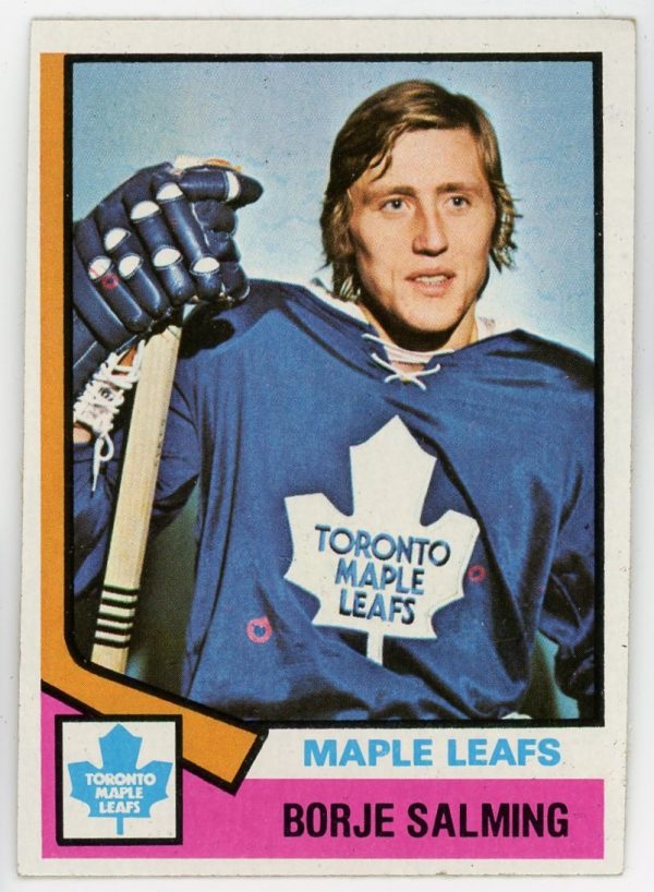 Borje Salming 1974-75 Topps Rookie Card #180