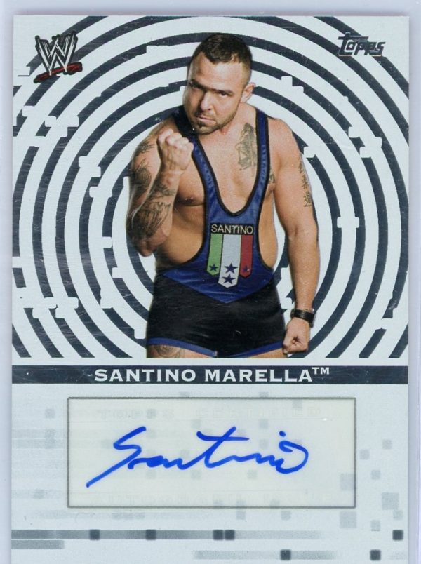 Santino Marella 2010 Topps WWE Autograph Card #A-SAN