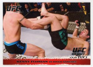 2009 Kenny Florian vs Diego Sanchez UFC Topps Round 1 Rookie Card #26