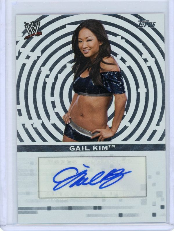 Gail Kim 2010 Topps WWE Autograph Card #A-GK
