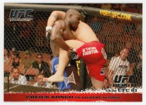 2009 Cheick Kongo vs Gilbert Aldana UFC Topps Round 1 Rookie Card #47