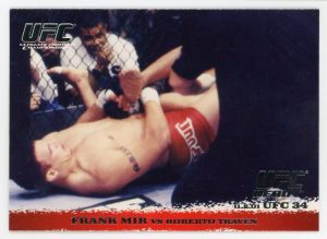 2009 Frank Mir vs Roberto Traven UFC Topps Round 1 Rookie Card #12