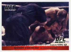 2009 Randy Couture vs Tony Halme UFC Topps Round 1 Rookie Card #4