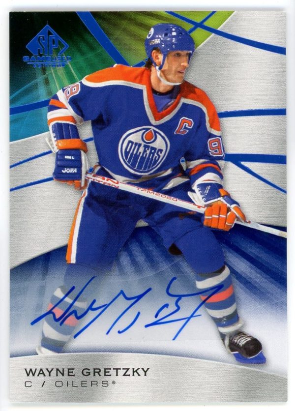 Wayne Gretzky Oilers 2019-20 SP Game Used Auto Card #1